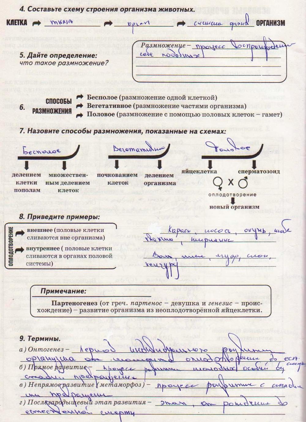 Робочий зошит з біології 8 клас А. Калінчук Страница str12