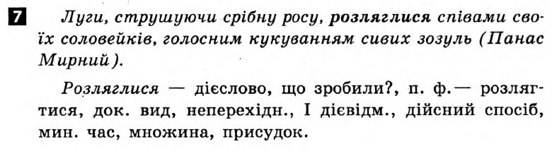 Українська мова 7 клас. Відповіді з коментарями до підсумкових контрольних робіт С.Р. Молочко Вариант 7