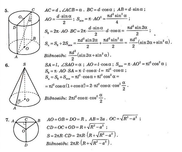 Тест-контроль. Алгебра і початки аналізу + Геометрія 11 клас Роганін О. М. Вариант 22