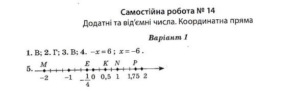 Тест-контроль. Математика 6 клас Бут А.П. Вариант 11