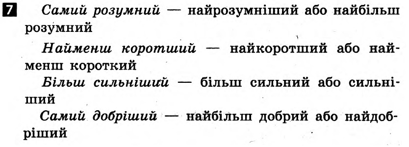Українська мова 6 клас. Відповіді з коментарями до підсумкових контрольних робіт 2011 Вариант 7