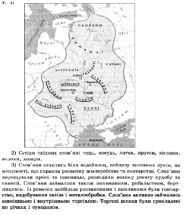 Вступ до історії України 5 клас. Відповіді з коментарями до підсумкових контрольних робіт Святокум О.Є Вариант 7