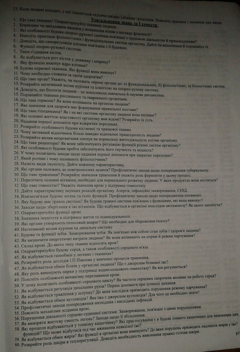 Робочий зошит з біології 9 клас. Частина 1, 2 Н.М. Поліщук Страница 87