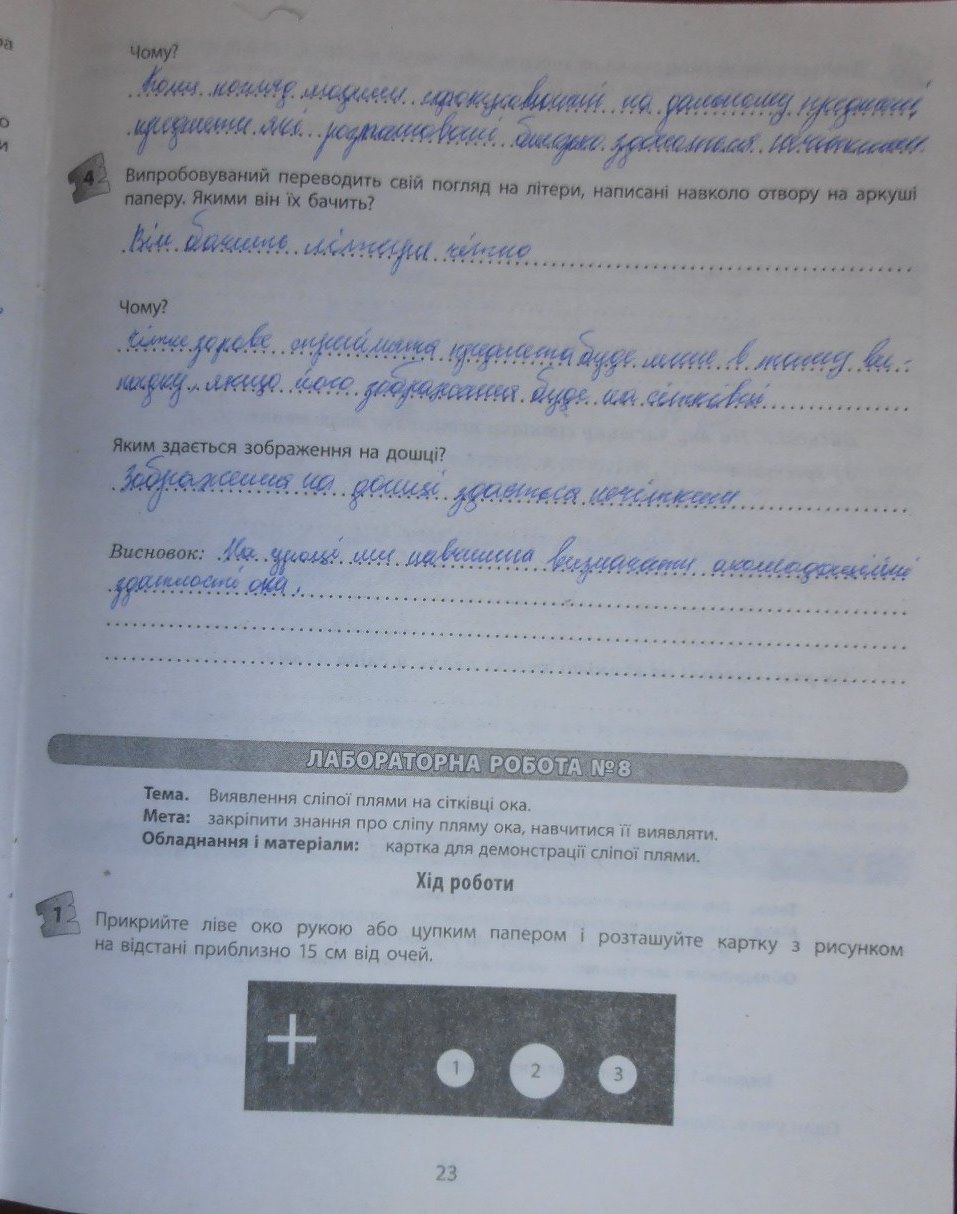 Робочий зошит з біології 9 клас відповіді Т.С. Котик, О.В. Тагліна Страница str23