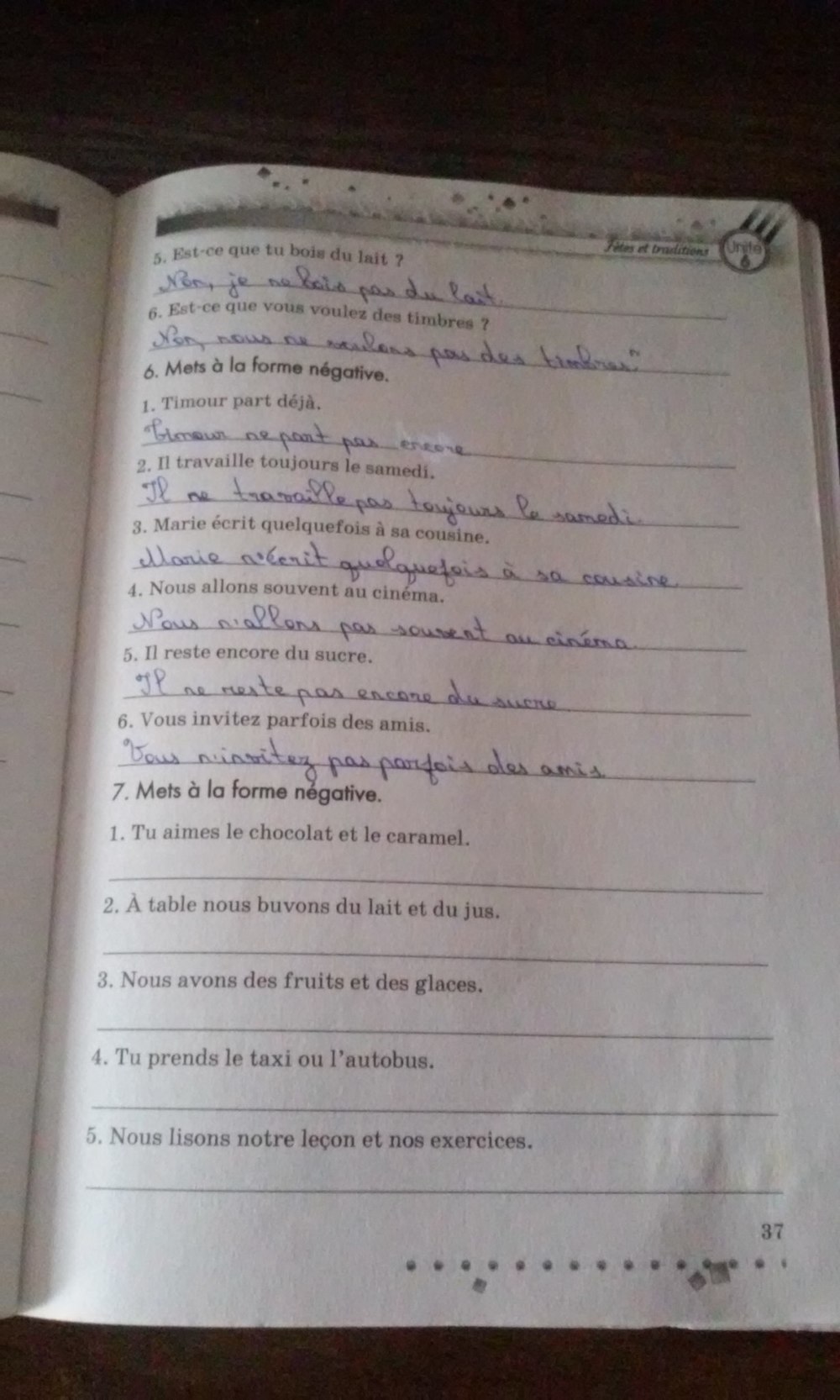 Робочий зошит з французької мови 7 клас. Mon ami francais Ю. М. Клименко Страница 37