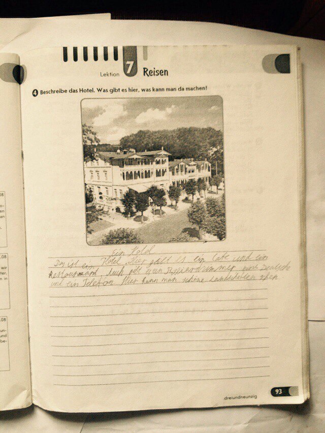 Робочий зошит з німецької мови 7 клас. Hallo Freunde Світлана Сотникова Страница 93