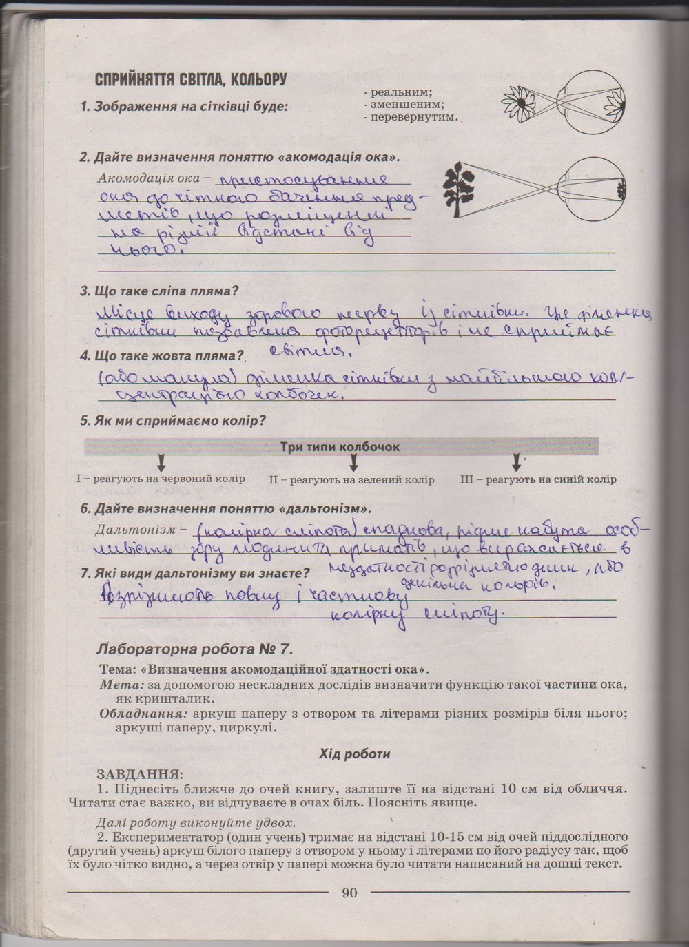 Робочий зошит з біології 9 клас А. Калінчук, Н. Гусєва Страница 90