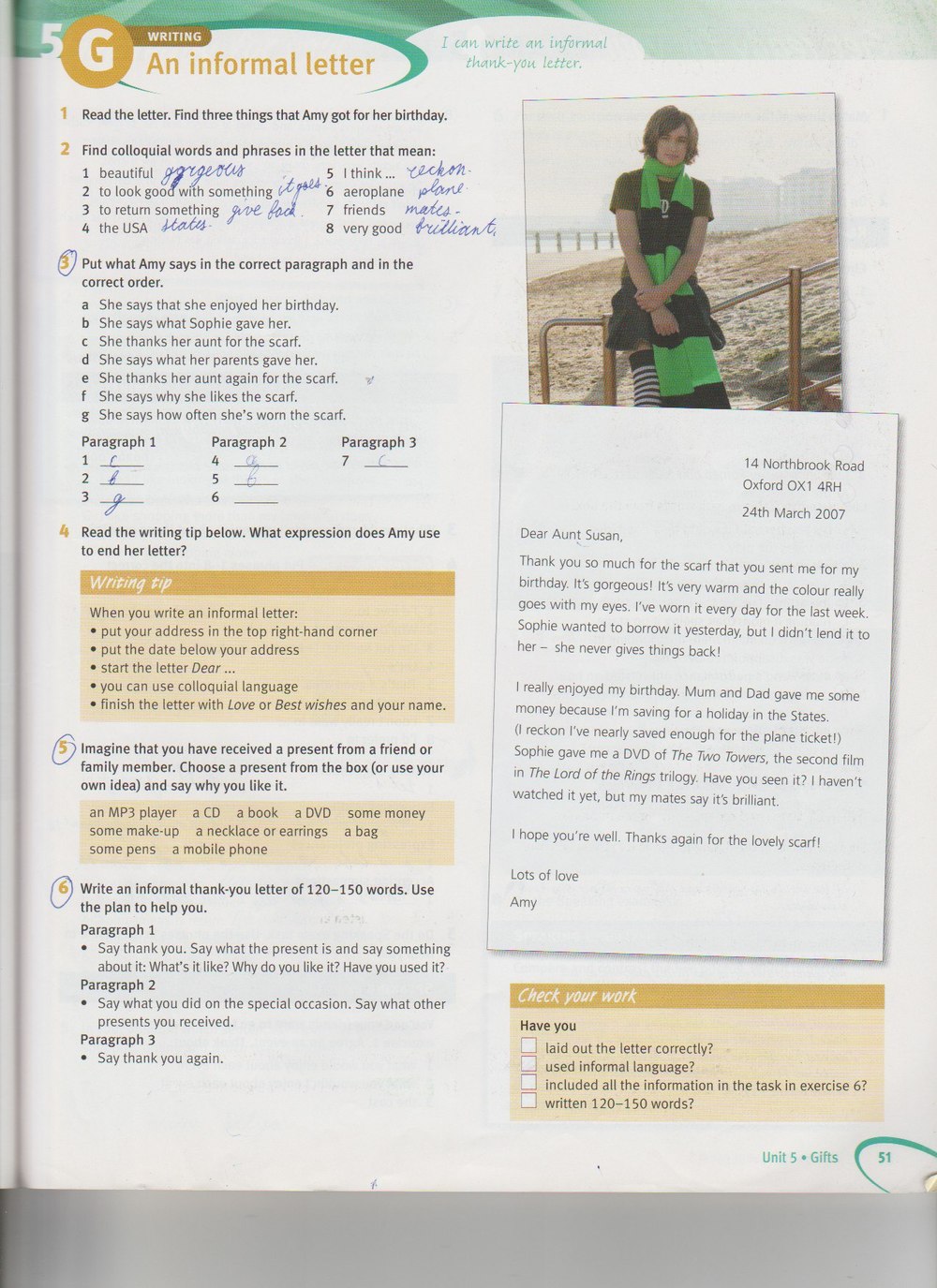 Робочий зошит з англійської мови 8 клас. Solutions Solutions Student book  Страница 51