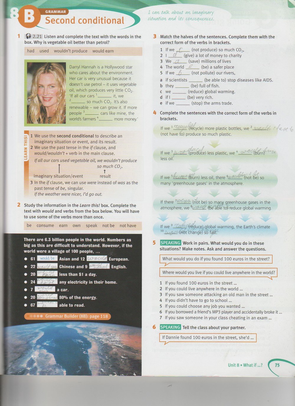 Робочий зошит з англійської мови 8 клас. Solutions Solutions Student book  Страница 75