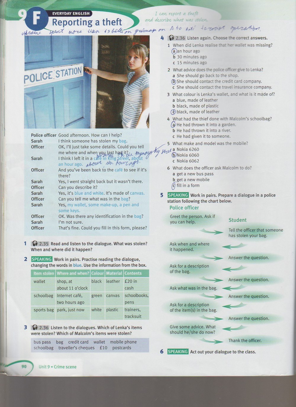 Робочий зошит з англійської мови 8 клас. Solutions Solutions Student book  Страница 90