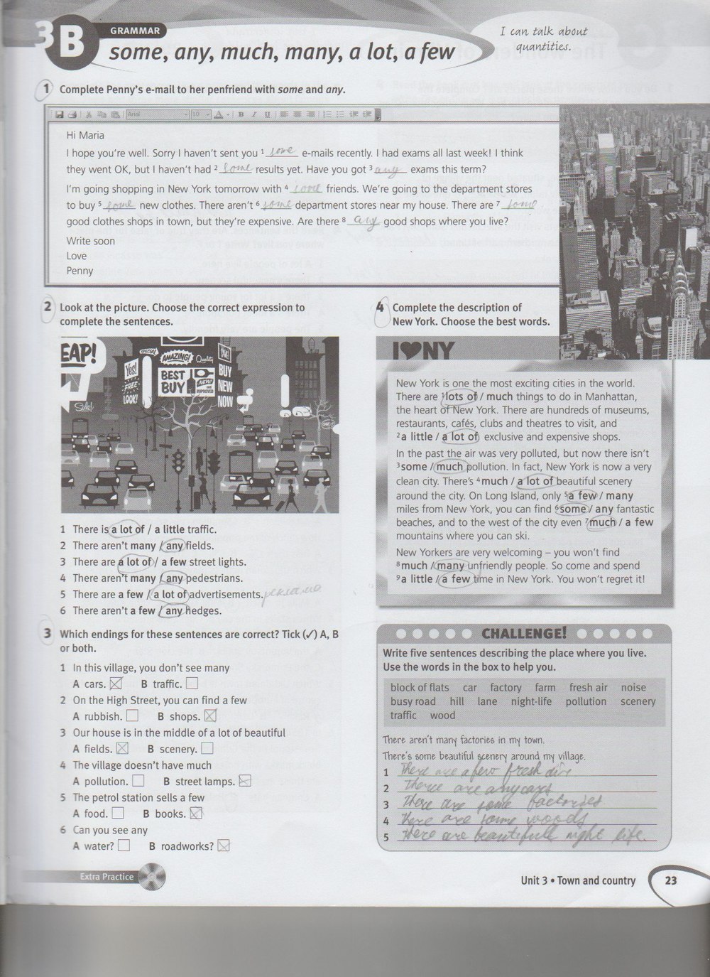 Робочий зошит з англійської мови 7 клас. Solutions Pre-Intermediate  Страница 23