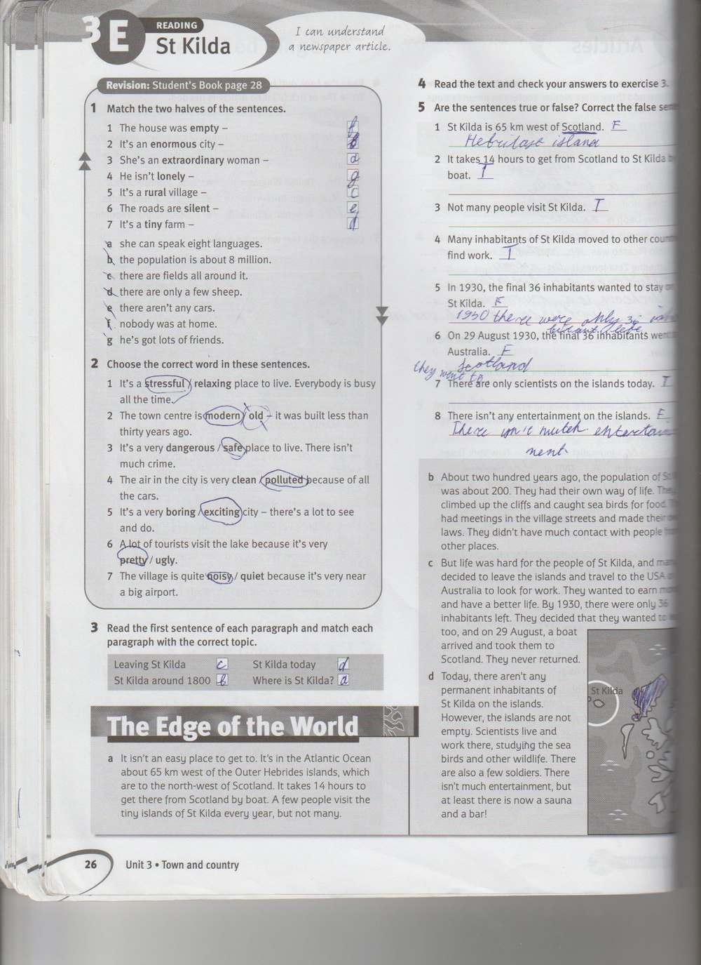 Робочий зошит з англійської мови 7 клас. Solutions Pre-Intermediate  Страница 26