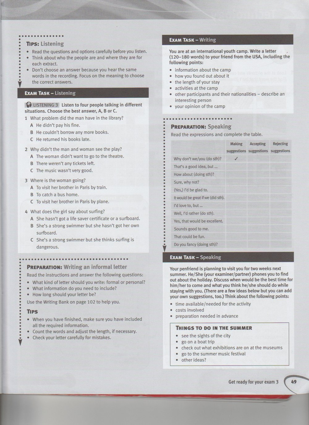 Робочий зошит з англійської мови 7 клас. Solutions Pre-Intermediate  Страница 49
