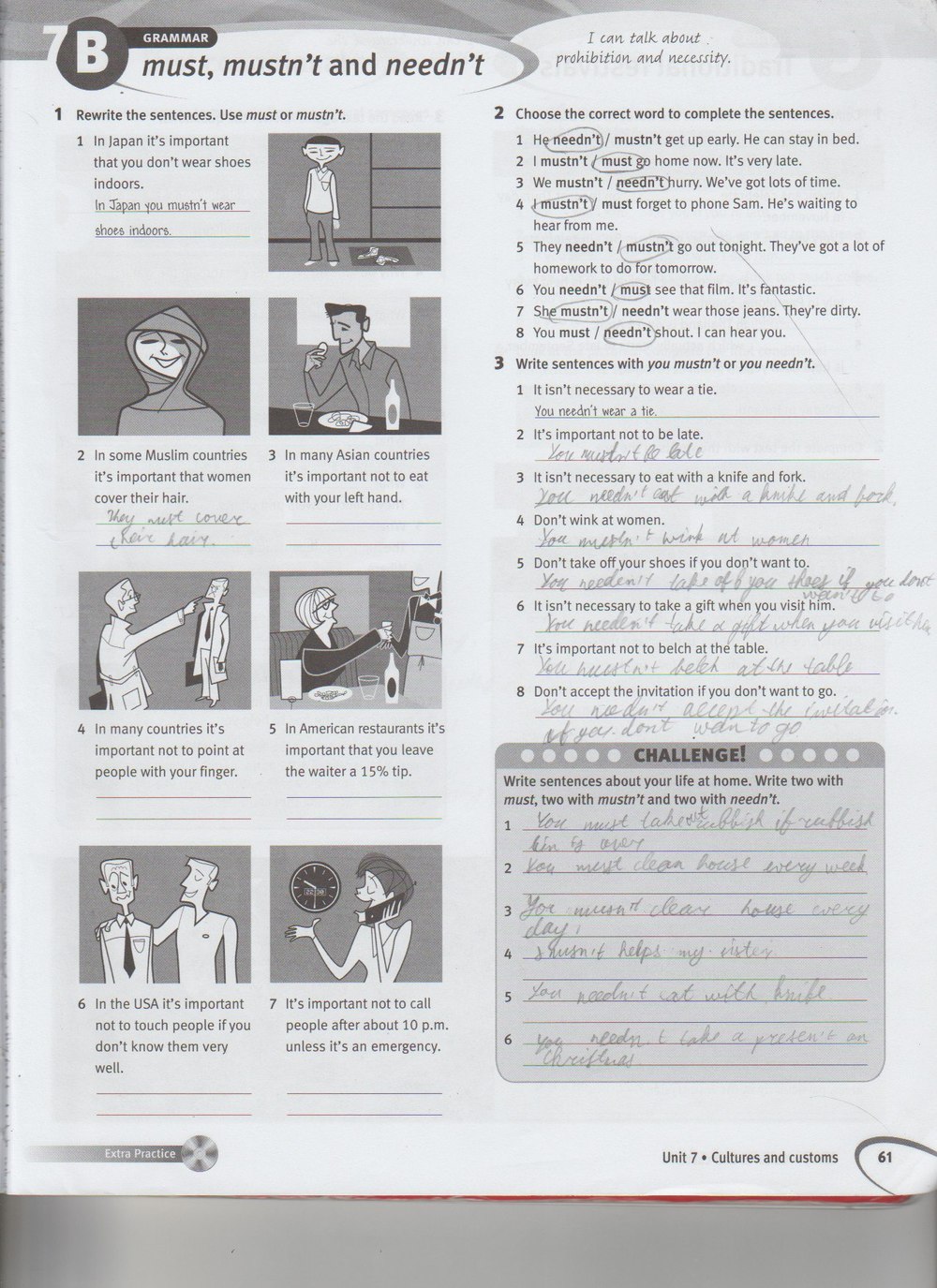 Робочий зошит з англійської мови 7 клас. Solutions Pre-Intermediate  Страница 61