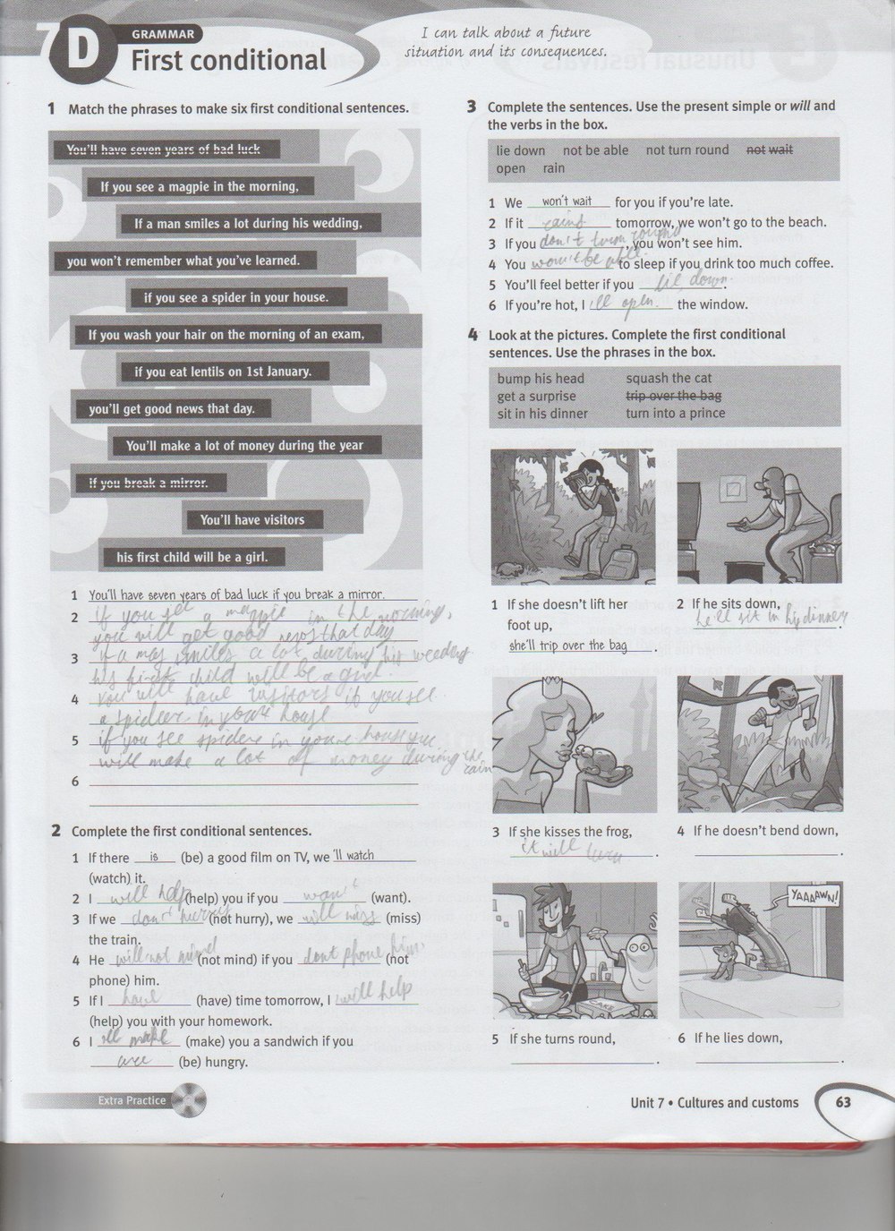 Робочий зошит з англійської мови 7 клас. Solutions Pre-Intermediate  Страница 63