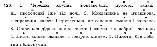 Рiдна мова 5 клас О. Глазова, Ю. Кузнецов Задание 126