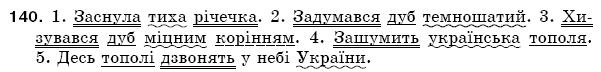 Рiдна мова 5 клас О. Глазова, Ю. Кузнецов Задание 140