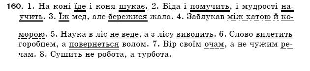 Рiдна мова 5 клас О. Глазова, Ю. Кузнецов Задание 160