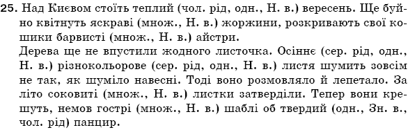 Рiдна мова 5 клас О. Глазова, Ю. Кузнецов Задание 25