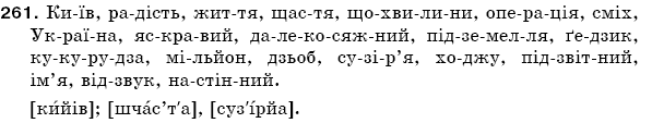 Рiдна мова 5 клас О. Глазова, Ю. Кузнецов Задание 261