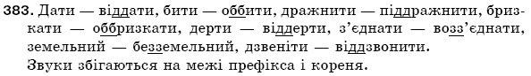 Рiдна мова 5 клас О. Глазова, Ю. Кузнецов Задание 383