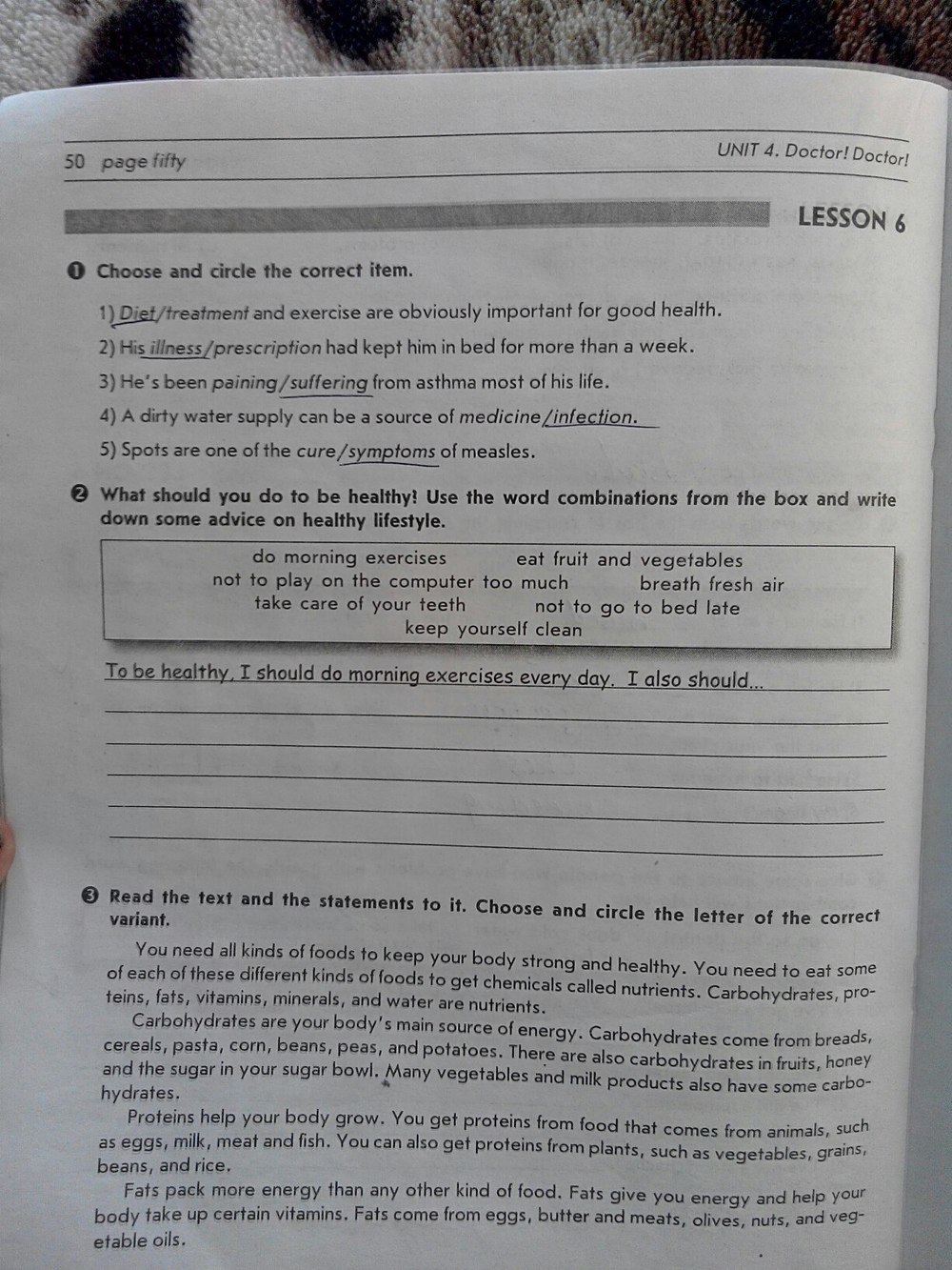 Робочий зошит з англійської мови 7 клас Мясоєдова С.В. Страница 50