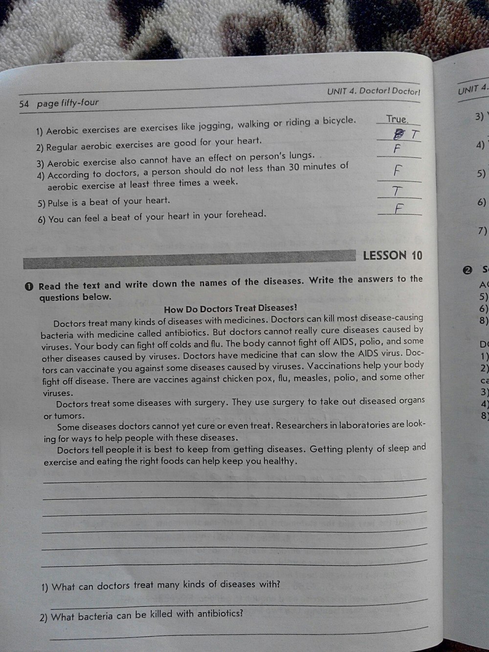 Робочий зошит з англійської мови 7 клас Мясоєдова С.В. Страница 54
