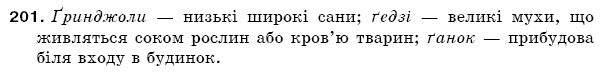 Рiдна мова 5 клас С. Єрмоленко, В. Сичова Задание 201