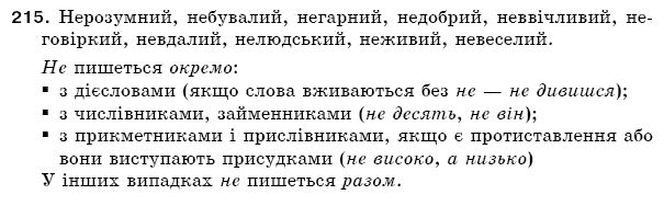 Рiдна мова 5 клас С. Єрмоленко, В. Сичова Задание 215