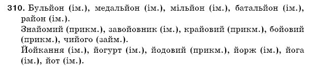 Рiдна мова 5 клас С. Єрмоленко, В. Сичова Задание 310