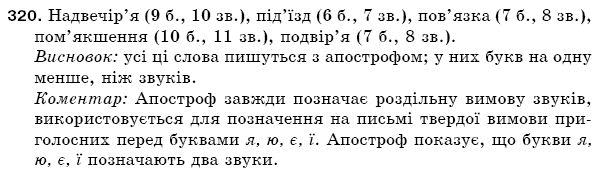 Рiдна мова 5 клас С. Єрмоленко, В. Сичова Задание 320