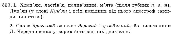 Рiдна мова 5 клас С. Єрмоленко, В. Сичова Задание 323