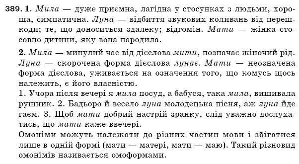 Рiдна мова 5 клас С. Єрмоленко, В. Сичова Задание 389