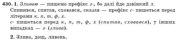 Рiдна мова 5 клас С. Єрмоленко, В. Сичова Задание 430