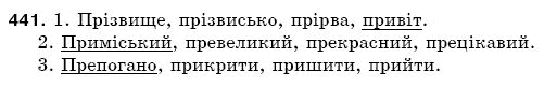 Рiдна мова 5 клас С. Єрмоленко, В. Сичова Задание 441