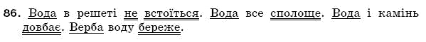 Рiдна мова 5 клас С. Єрмоленко, В. Сичова Задание 86