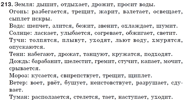 Русский язык 5 класс (для русских школ) Быкова Е., Давидюк Л., Снитко Е. Задание 213