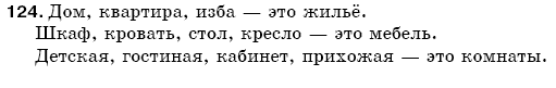 Русский язык 5 класс Баландина Н., Дегтярёва К., Лебеденко С. Задание 124