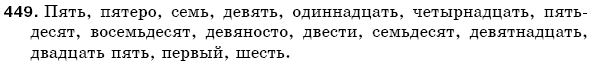 Русский язык 5 класс Баландина Н., Дегтярёва К., Лебеденко С. Задание 449