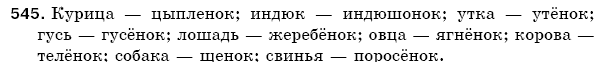 Русский язык 5 класс Баландина Н., Дегтярёва К., Лебеденко С. Задание 545