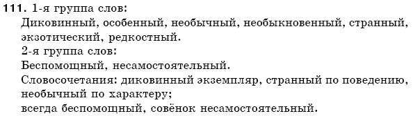 Русский язык 5 класс Пашковская Н., Гудзик И., Корсаков В. Задание 111