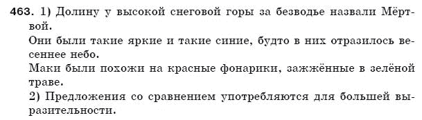 Русский язык 5 класс Пашковская Н., Гудзик И., Корсаков В. Задание 463
