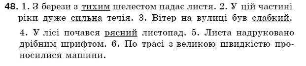 Українська мова 5 клас (для русских школ) Н. Бондаренко, А. Ярмолюк Задание 48