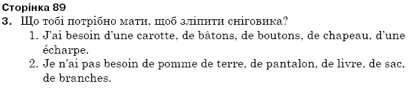 ГДЗ Французька мова, 5 клас А.Ф. Гергель, Н.М. Алауі Страница upr3