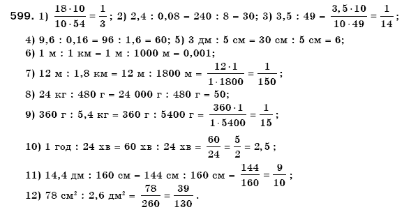 Математика 6 клас Мерзляк А.Г. та iн Задание 599