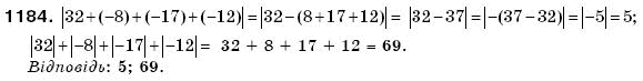 Математика 6 клас Г. Бевз, В. Бевз Задание 1184
