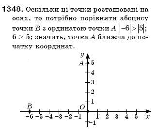 Математика 6 клас Г. Бевз, В. Бевз Задание 1348
