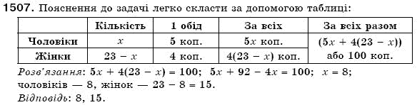 Математика 6 клас Г. Бевз, В. Бевз Задание 1507