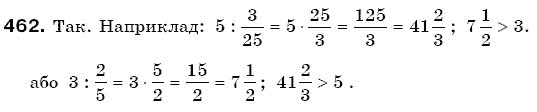 Математика 6 клас Г. Бевз, В. Бевз Задание 462