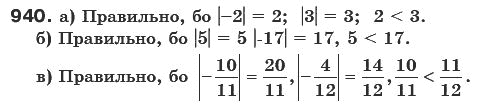 Математика 6 клас Г. Бевз, В. Бевз Задание 940